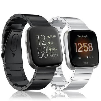 

Bracelet Metal Strap For Fitbit Versa 2 Smart Watch Bands Stainless Steel Wrist Strap For Fitbit Versa / Versa lite Verse2 Band