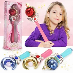 2022 menina varinha mágica jogar brinquedo magia iluminar cana educacional cosplay brinquedo de fadas fulgor vara para crianças brinquedos cosplay