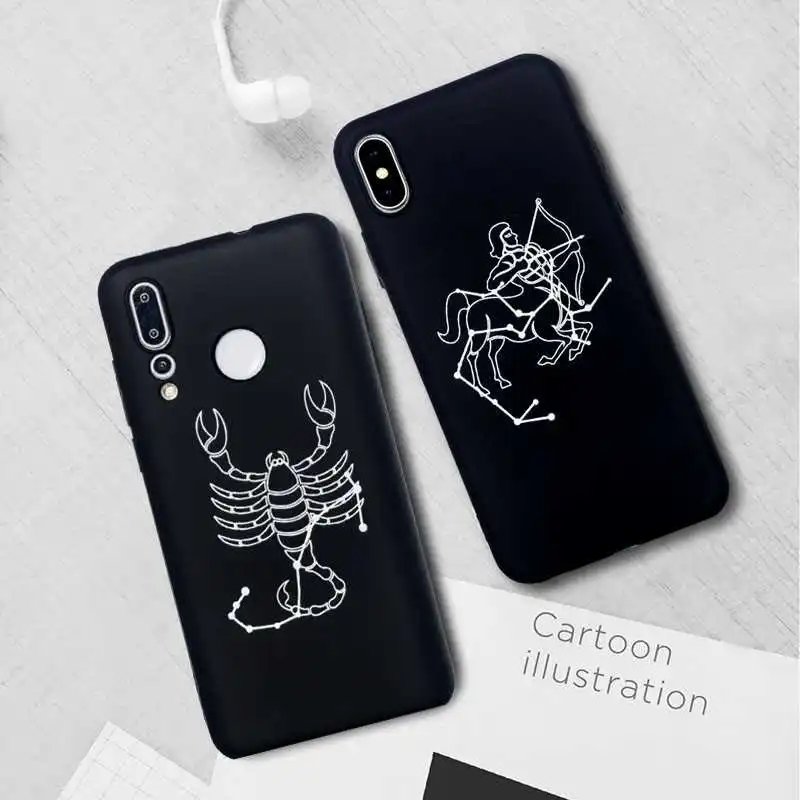 

Fashion Zodiacal Pattern Soft TPU 6.4"For Huawei Nova 4 Case For Huawei Nova 4 Cell Phone Case Cover