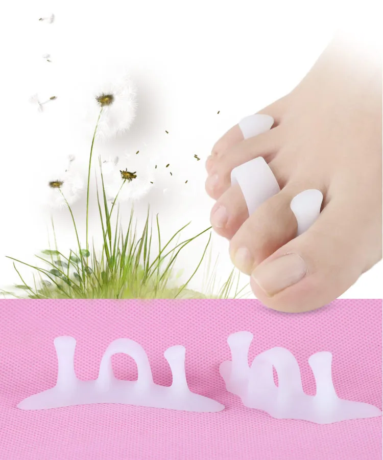 

1Pair Toe Separators Bunion Elastic Corrector Straighteners Toe Spacers Bunion Relief To Bunion Hallux Valgus Foot Care