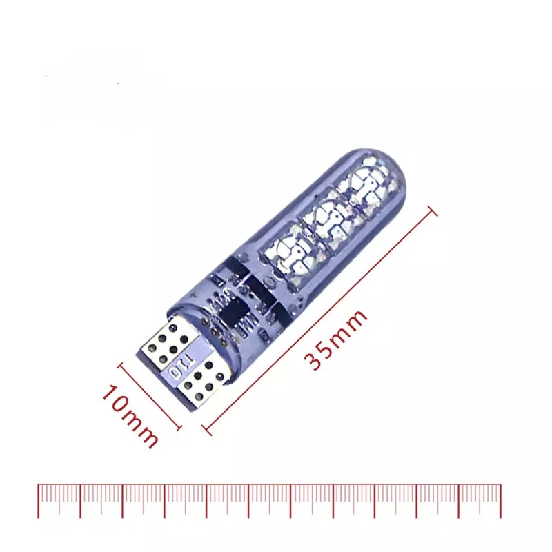 2 шт. светодиодный фонарь для автомобиля, светодиодный, 12 В, T10 5050, 6 см, RGB, автомобильный габаритный фонарь, пульт дистанционного управления, стробоскоп, Светодиодный лампа освещение салона