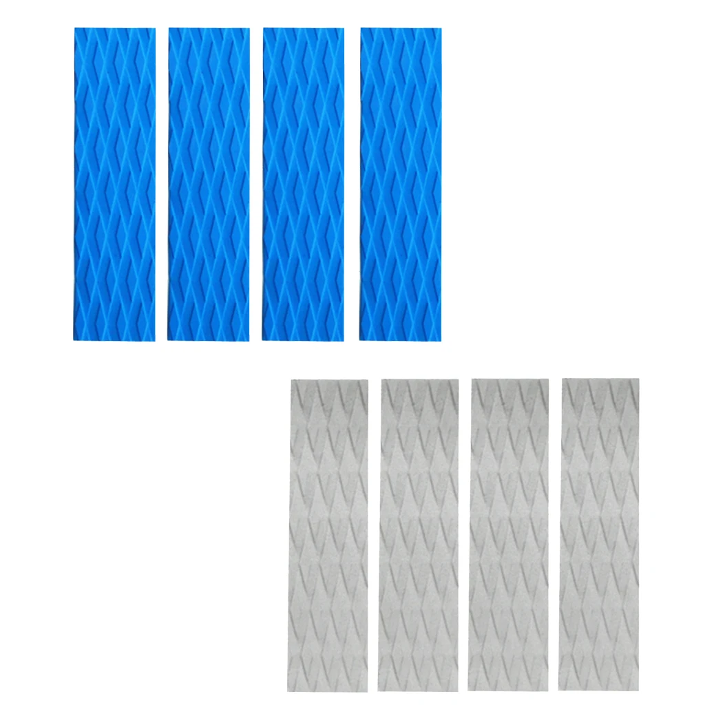 Lot 4 Surfing Front Traction Pad - SUP Surfboard Deck Grip Mat Replacement - Adhesive & Versatile - Various Colors