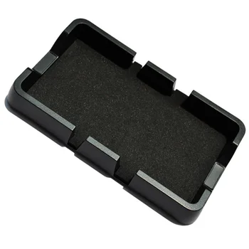 

Car Mobile Phone Holder Dashboard Sticky Pad Storage Box Black Auto Interior