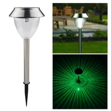 Amazon Ebay поставка товаров Солнечный светодиодный из нержавеющей стали садовый газон напольный выход декоративные огни трековые огни