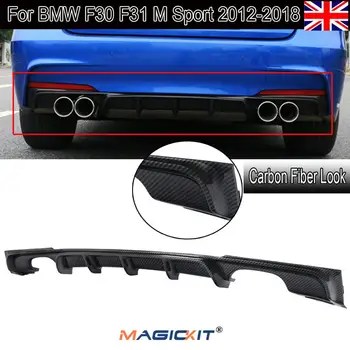 

MagicKit FOR BMW F30 F31 M-TECH M-SPORT 2012-2019 MSPORT PERFORMANCE QUAD REAR DIFFUSER SPLITTER CARBON STYLE