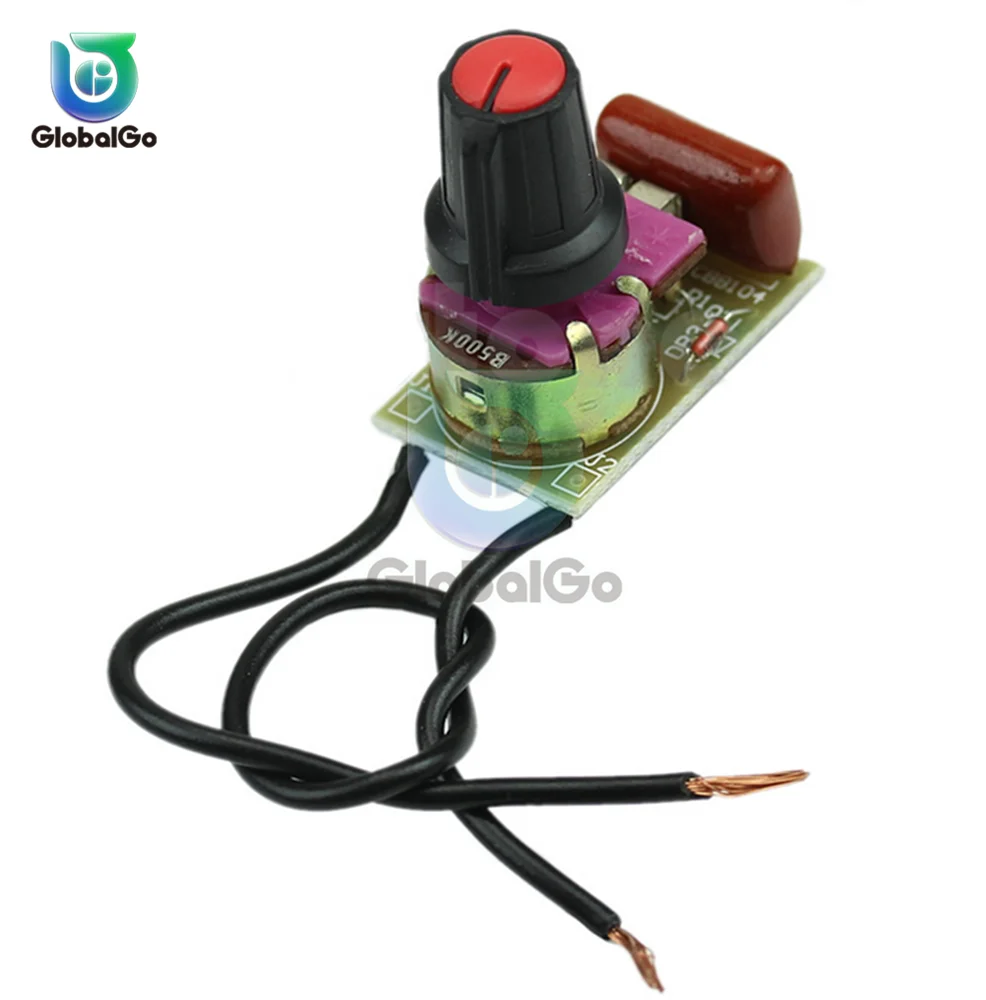 Lámpara luz LED de 100w, interruptor de ajuste del módulo de del Motor de CA con potenciómetro WH149 500k, capacitancia CBB de 630V|Fuente de alimentación conmutación| - AliExpress