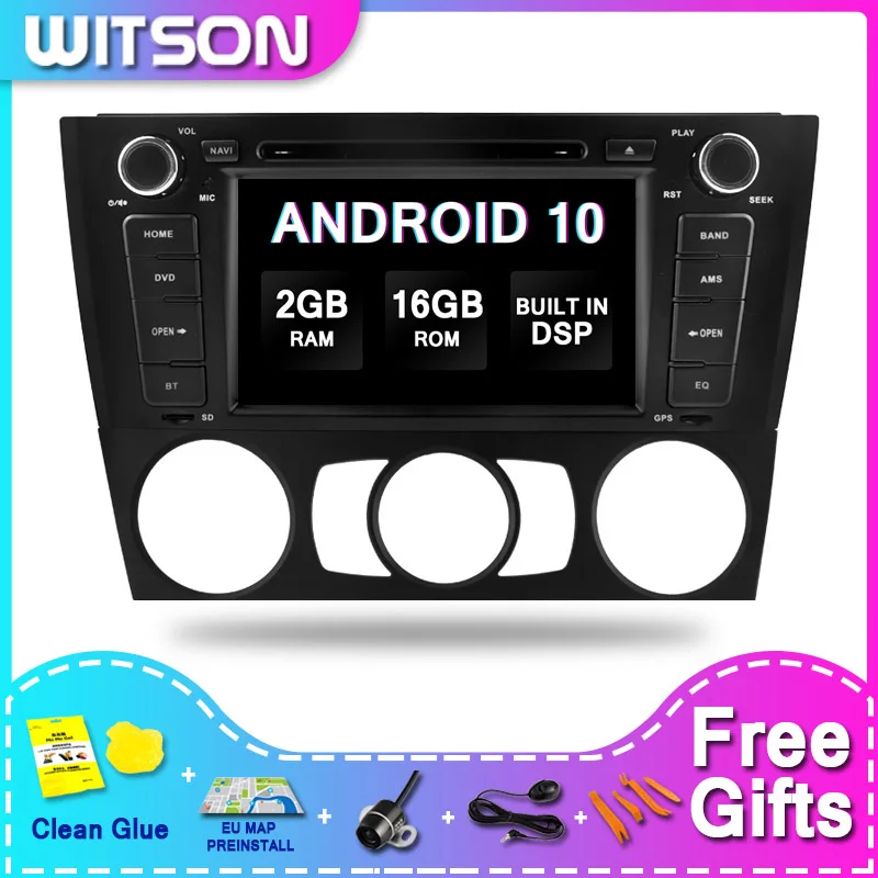 WITSON Android 10 0 Автомобильное видео 2 din для BMW 1 серии E81 E82 E87 E88 (2006 2012)|Мультимедиаплеер