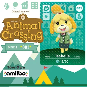 

Amiibo Isabelle Animal Crossing isabel Welcome Amiibo 001 New Horizons Villager Card Animal Crossing 113 215 301 Series 1 2 3
