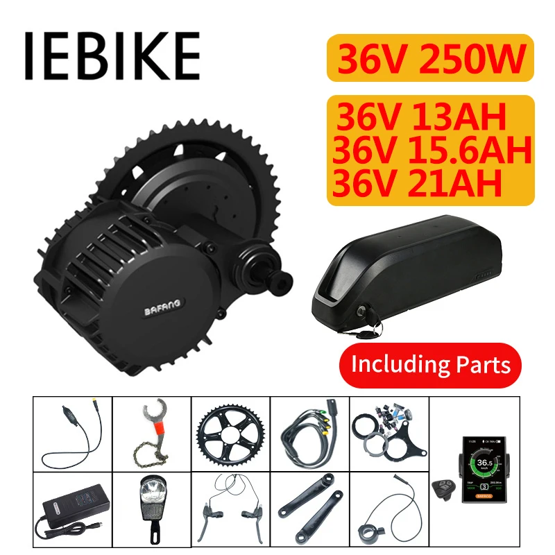 8fun Bafang набор бесщеточных моторов для велосипеда 36V 250W преобразования