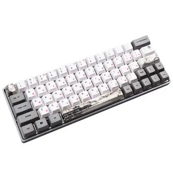 

73 key Ink Dye-Sublimation Keyboard Keycaps PBT OEM Profile Russian Keycap GH60