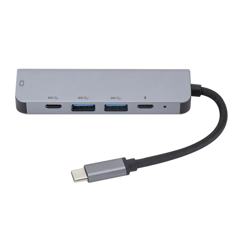 Концентратор type C 5в1 usb-концентратор с 4K HDMI Dual USB type-C usb 3 0 для Macbook ПК ноутбука