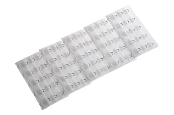 

5 Rows Hook and Eye Tape Extension Bra Strap Extender Hook 5 Pcs for Women