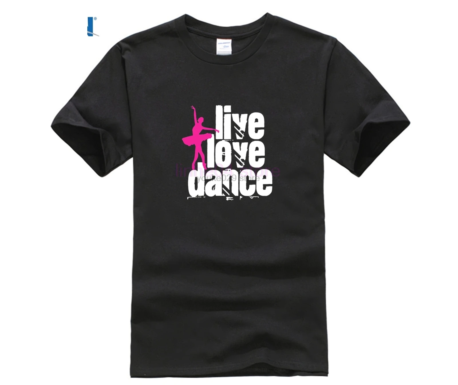 2019 модная мужская женская футболка с надписью Live Love Dance balerina брендовая одежда