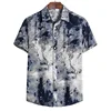 2022 Men Shirts Short Sleeve Printed Casual Blouse Hawaiian Shirt Male Tops Summer Geometric Plus Size Shirts 5XL ► Photo 3/6