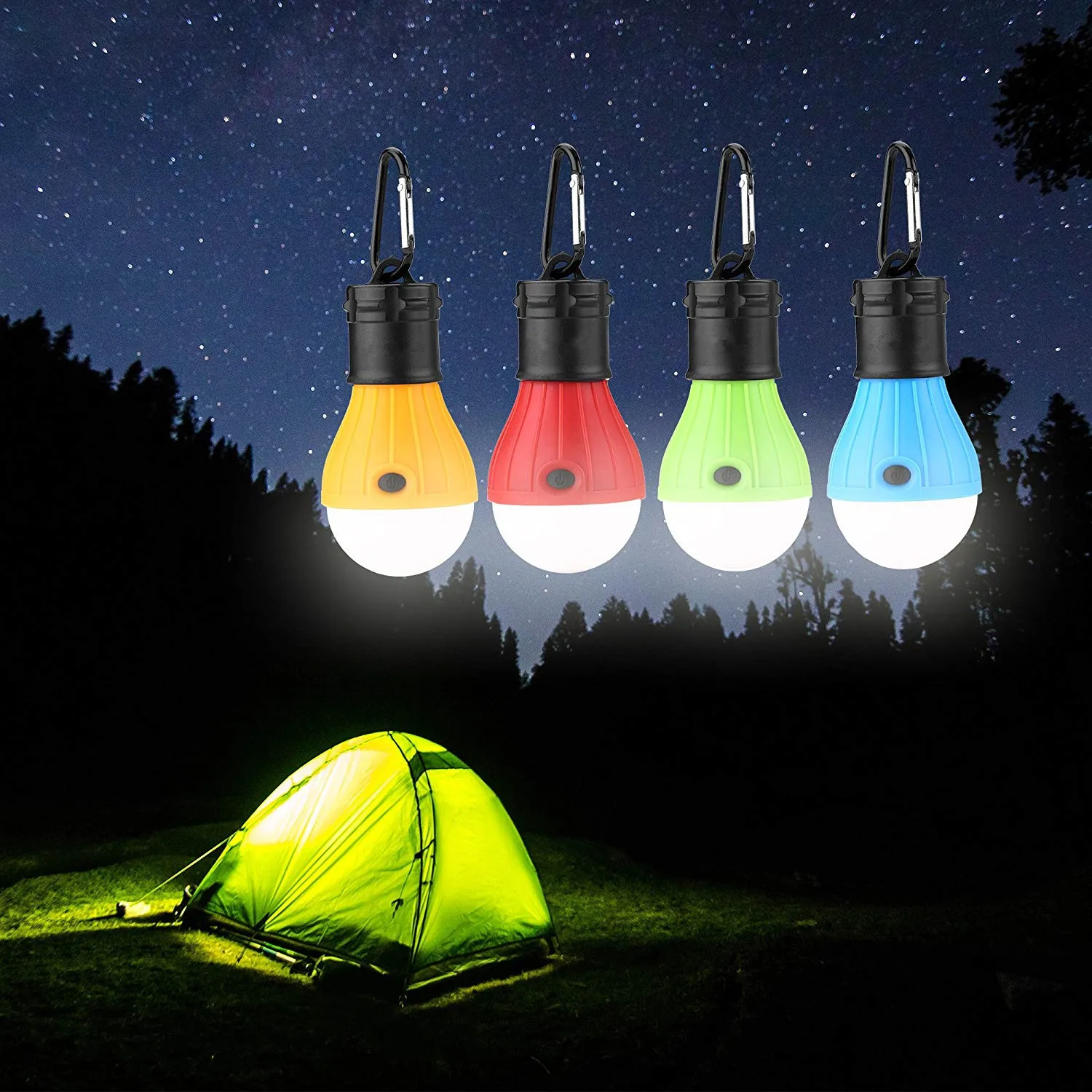 

LED Camping Lantern Portable Outdoor Tent Light Bulb for Backpacking Camping Hiking Fishing Emergency Hanging Light Lightweight