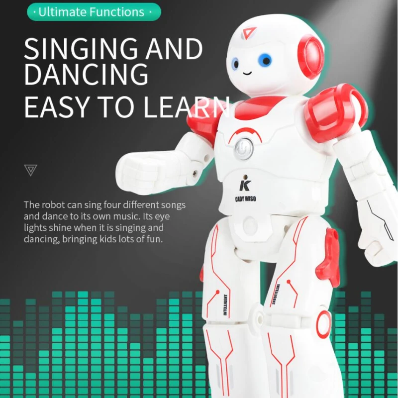Remote Control RC Smart Space Patrol Robot RC Robot Model Parent-child Interaction Singing Dancing Auto DEMO Electronic Kids Toy