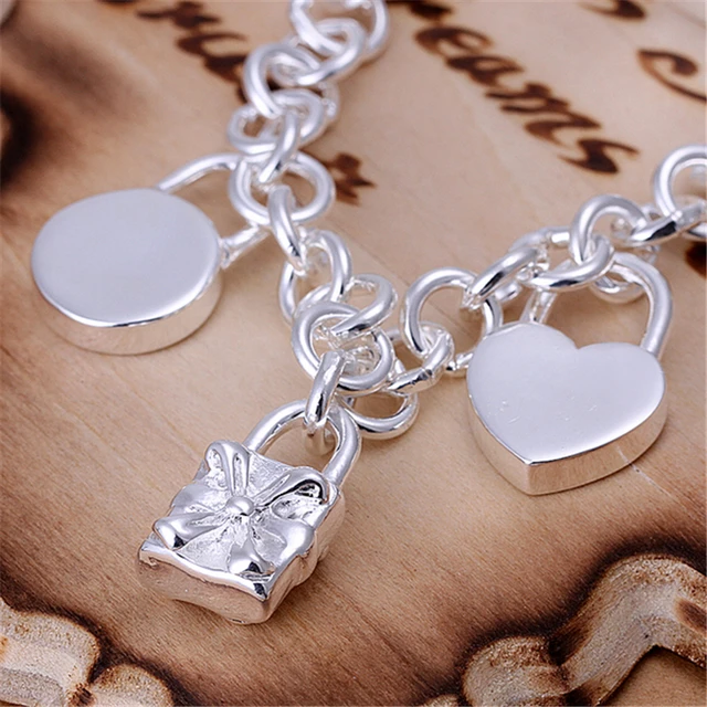 Silver Charm Bracelets Women Silver 925 | Doteffil 925