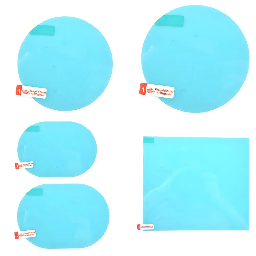 

2Pcs/set Car Rearview Mirror Protective Film Anti Fog Window Foils Clear Rainproof Rear View Mirror Protective Film