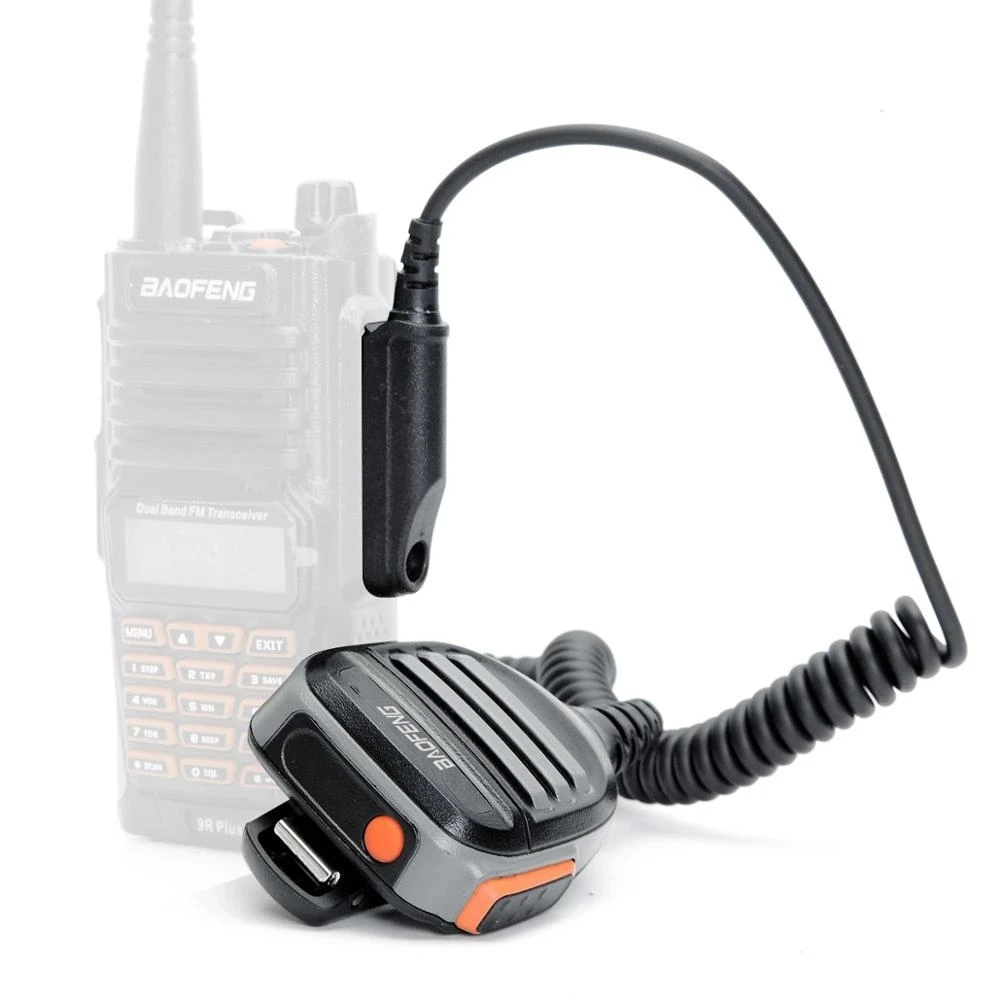 Baofeng Waterproof Speaker Mic For BaoFeng UV-9R Plus UV-XR UV-9R Pro GT-3WP Waterproof Walkie Talkie Ham Two Way Radio