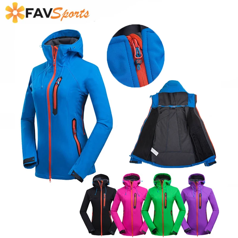 Winter Outdoor Sports Jacket Men Women Windproof Hiking Clothing 2019