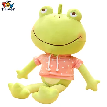 

1pc Kawaii Frog Plush Toy Triver Stuffed Animals Doll Pillow Cushion Baby Kids Children Boy Girl Toys Birthday Gift Home Decor