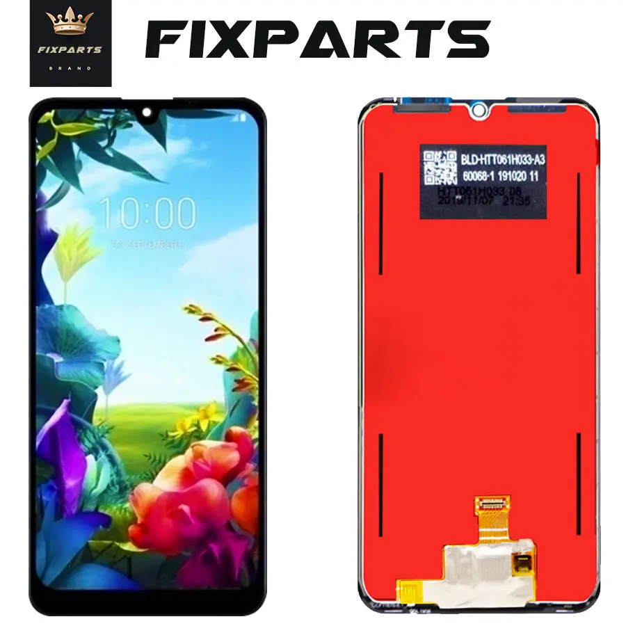 Черный Новый экран для LG K40S LCD K50S дисплей кодирующий преобразователь сенсорного
