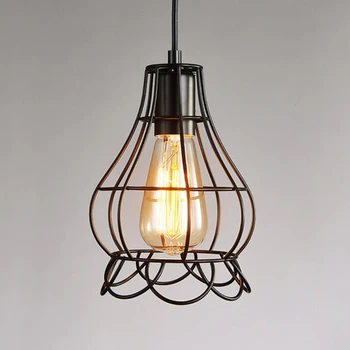 

LED Chandelier Retro Industrial Style Lighting Fixture Restaurant Loft Chandelier, Used For Kitchen Bar Iron Chandelier