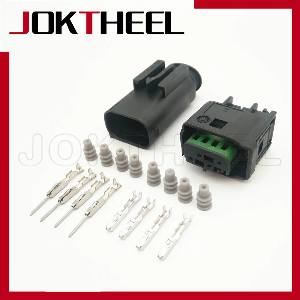 Комплект с 4 контактным разъемом TE tyco AMP 1/5/10/30 женский и мужской водонепроницаемый