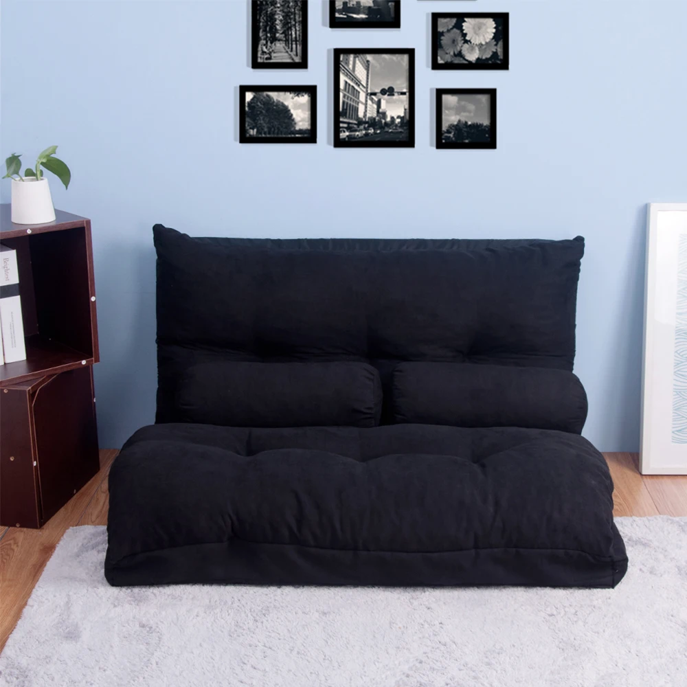  Multi-functional Foldable Sofa Bed Adjustable Folding Futon Lazy Sofa Video Gaming/Lounge Sofa with