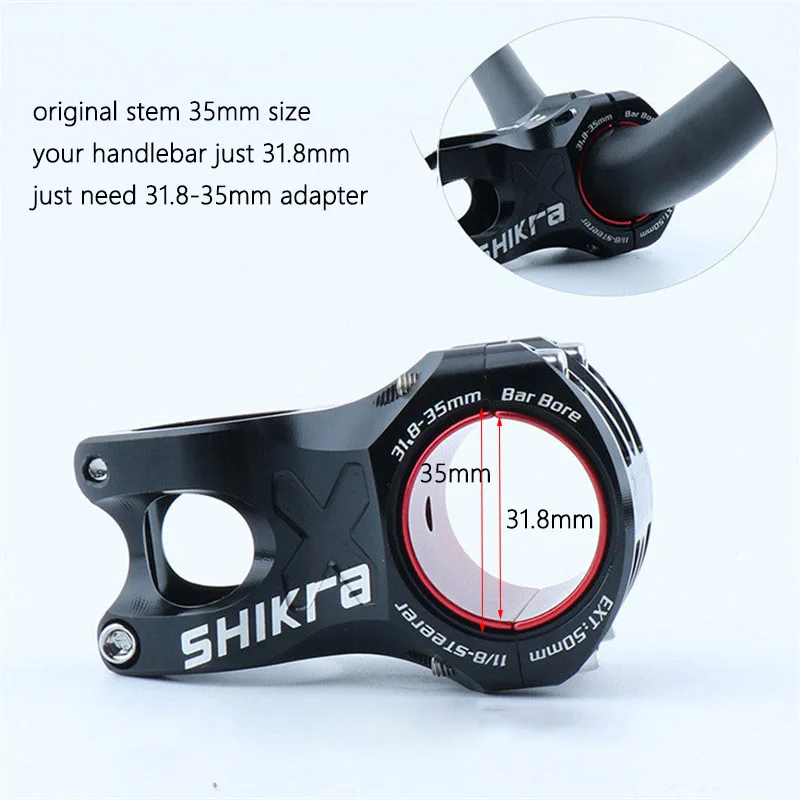 25.4-31.8mm 3.18-35mm bicycle handlebar adapter For MTB folding bike converter aluminum alloy bicycle accessories bike handlebar adapter