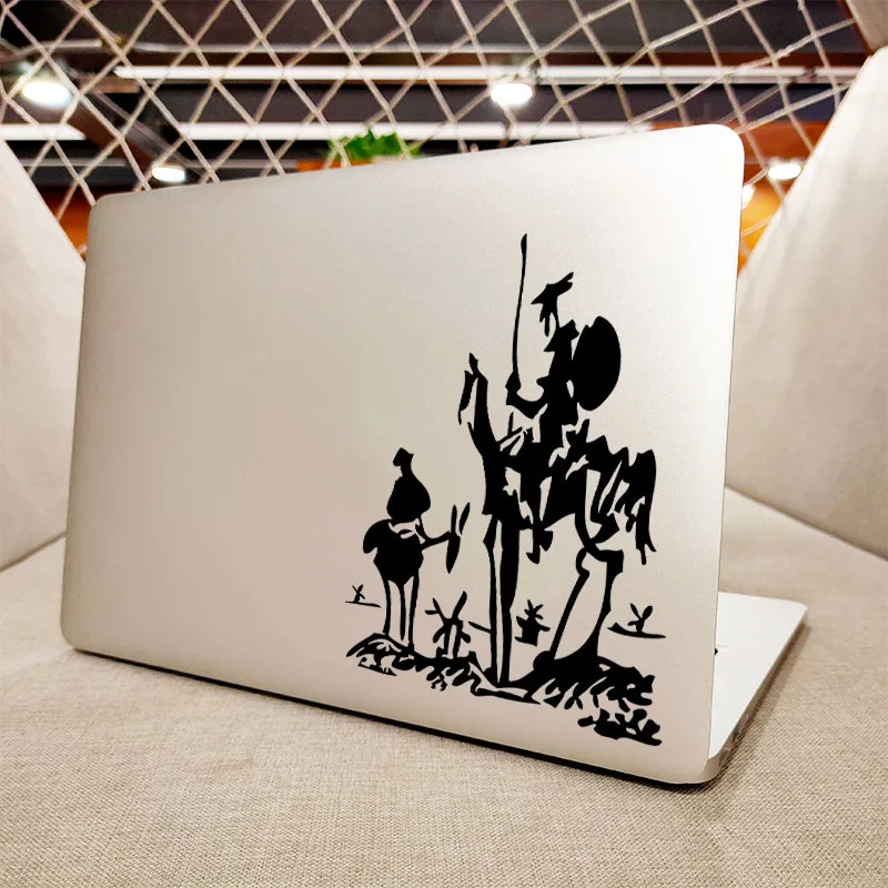 Adesivo Per Laptop Don Chisciotte E Sancho Cerba-Per Macbook Pro Air 11 13 Retina 15 Pollici Mac Book Skin 14 "Hp Notebook Decal Decor