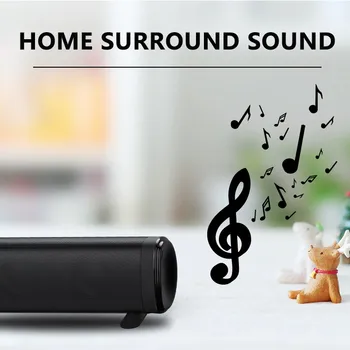 

High-power 40W TWS sound bar home theater speaker system 3D stereo surround sound wireless bluetooth sound bar with TF 3.5mm aud