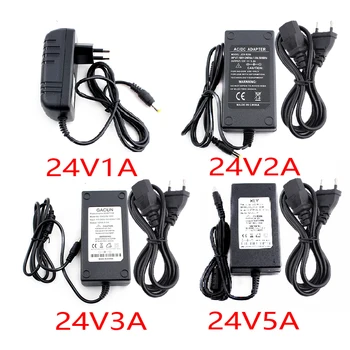 

Universal Power Adapter 24V LED Charge EU US Plug 1A 2A 3A 4A 5A 6A 8A AC DC 220V To 24V Power Adapter 24 V Volt For Led Strip