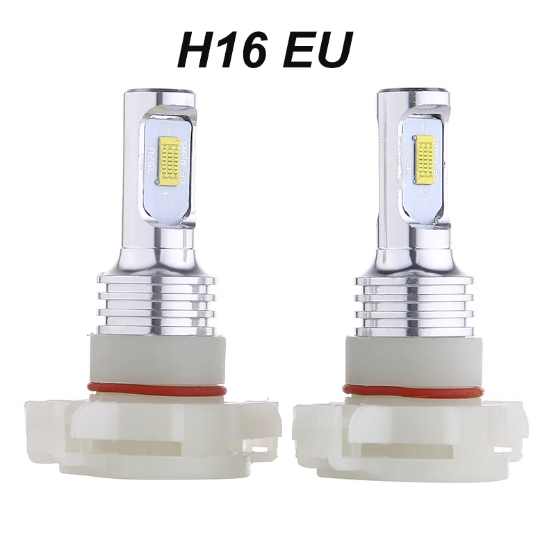 2Pcs H8 H11 HB4 HB3 9006 9005 H16 JP EU H1 H3 881 Led Bulb 2200LM 6000K White Golden Yellow Ice Blue Car Fog Light Day Lamp Auto led fog light for car