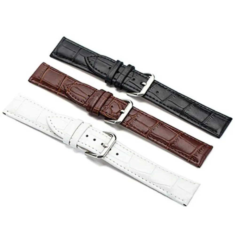 

Leather Watch Strap Universal Replacement Leather Watchband for Men Women 16mm 18mm 20mm 22mm Watch Strap Band Christmas Gift