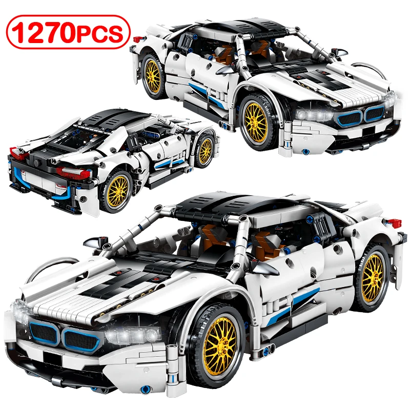 Hot Sale Products! High-tech Racing Car MOC Model Building Blocks 1:14 City Creator Sports Vehicle Supercar Bricks Gifts Diy Toys for Children Boys