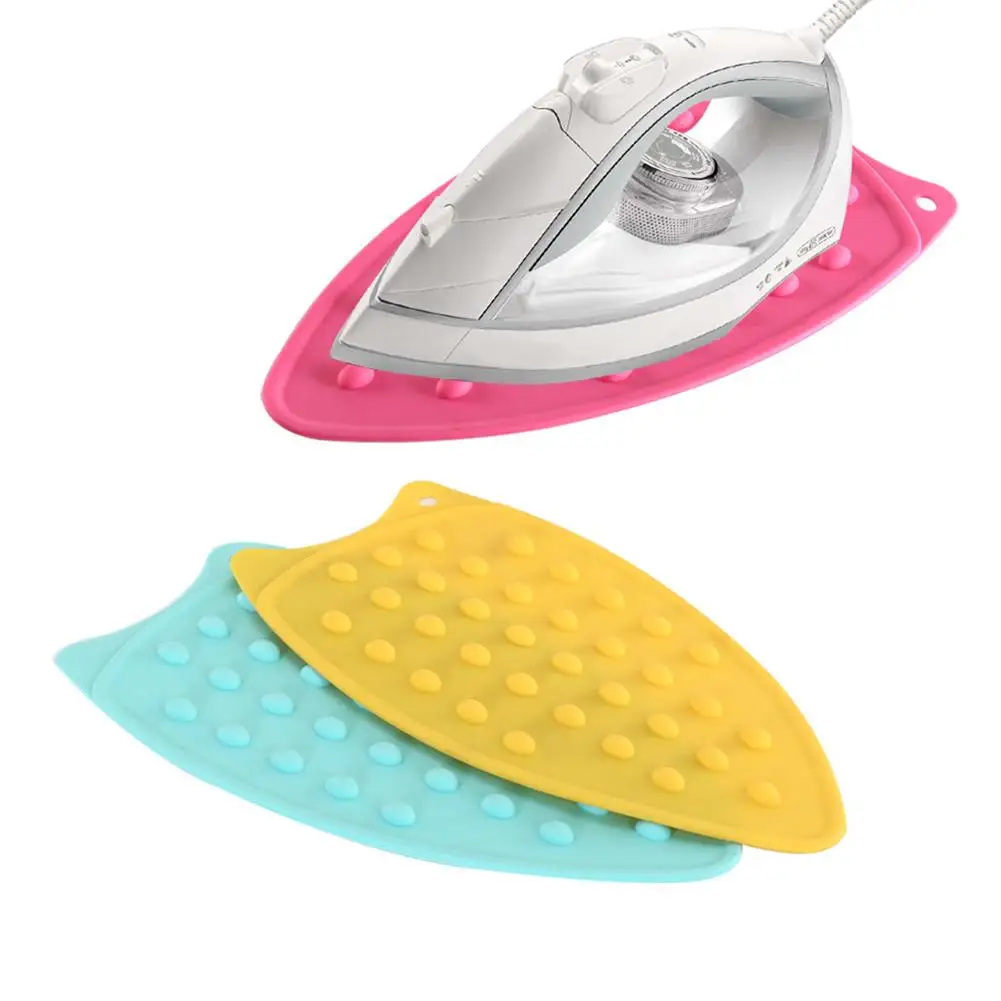 

New 2Pcs Silicone Non-Slip Insulation Iron Pad Household Thickening Heat Resistant Waterproof Iron Mat