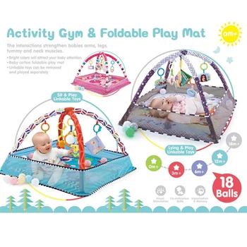

Children's Mat Baby Play Mat Kids Rug Gym Fitness Frame Activity Fence Toys Early Education Crawling Game Blanket