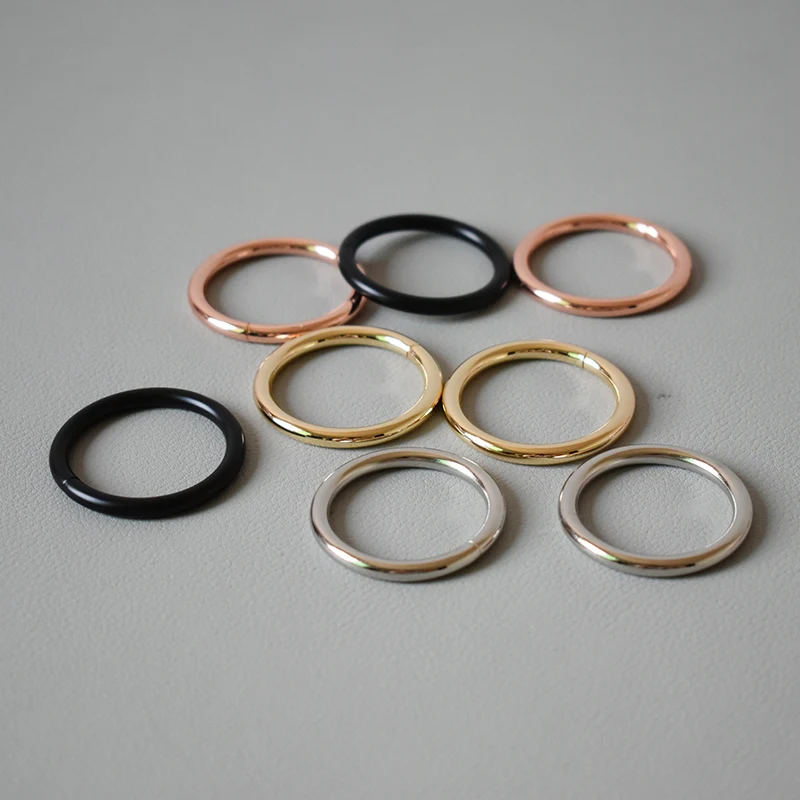 

100 Pcs/Lot 30mm O ring adjustable ring clip buckles Hooks for handbag backpack DIY Dog Collar Accessories