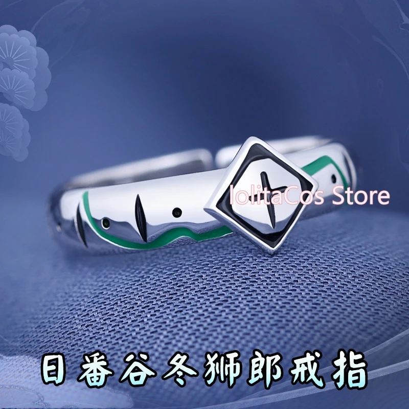 Японское аниме Bleach Hitsugaya Toushirou Косплей S925 Серебряное кольцо модное регулируемое
