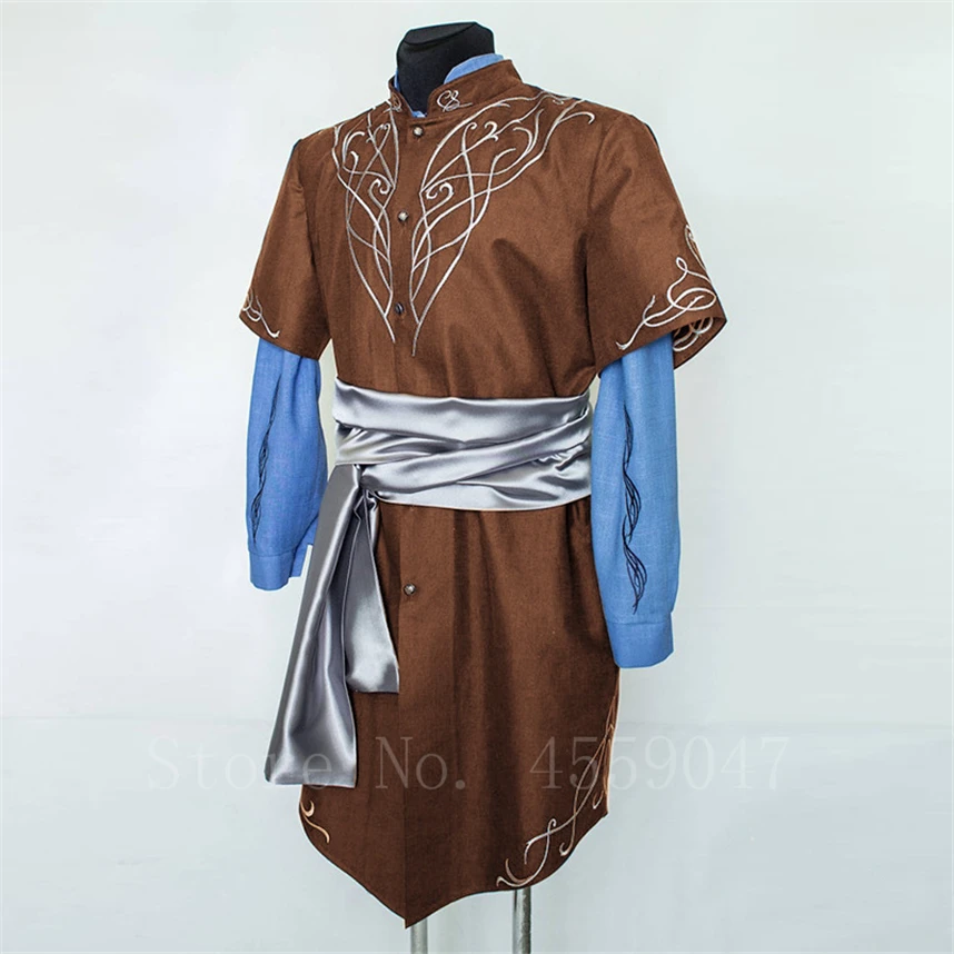 Средневековый винтажный человек рубашка Ренессанс средний возраст печатные Костюмы для выступлений мужские Ретро рыцарь Викинги Косплей халат платье