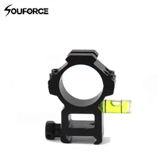 25,4/30 мм крепление для прицела спиртовой пузырьковый уровень 20 мм Пикатинни Вивер рейку страйкбол прицел Прицелы Охота