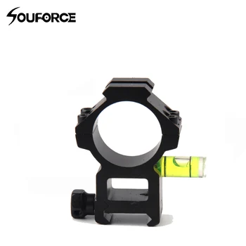 

25.4/30mm Scope Mount Spirit Bubble Level 20mm Picatinny Weaver Rail Mount Airsoft Riflescope Sights Hunting