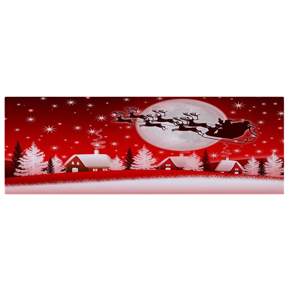 Merry Christmas Welcome Doormats Indoor Home Carpets Decor 40x120CM Kitchen Mat Bath Carpet Long Bedroom Living Room Floor Mat - Цвет: K