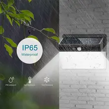 206 светодиодный настенный светильник на солнечной энергии с инфракрасным датчиком движения, настенный светильник