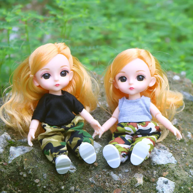 16 см BjD кукла 13 подвижные суставы одеваются модная повседневная одежда