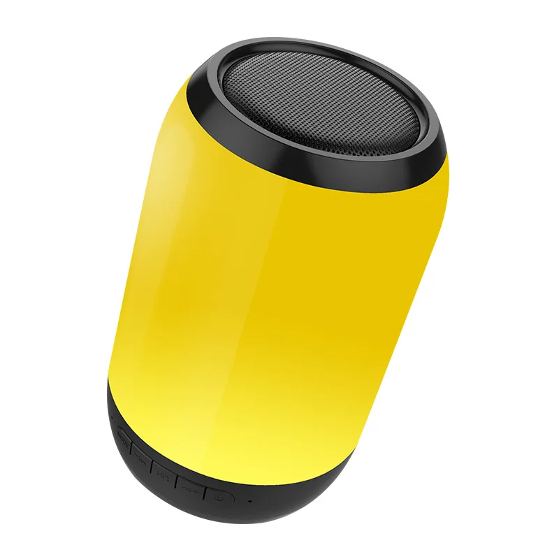 Беспроводная колонка USB цветные bluetooth-колонки светодиодный HiFi fm-радио TF карта двойной бас сабвуфер с микрофоном портативный динамик - Цвет: as picture show