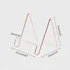Creative Geometric Storage Rack Simple Wrought Iron Organizer Book Stand Multifunction Document Book-Reading Portable Holder 5