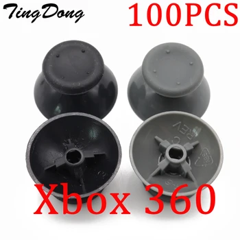 

100pcs/lot Analog Cover 3D Thumb Sticks Joystick Thumbstick Mushroom Cap Cover For Microsoft Xbox 360 XBOX360 Controller