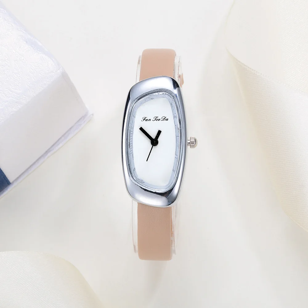 Креативные нерегулярные циферблаты женские часы Женские повседневные часы кварцевые кожаные часы Аналоговые женские наручные часы Montre Femme